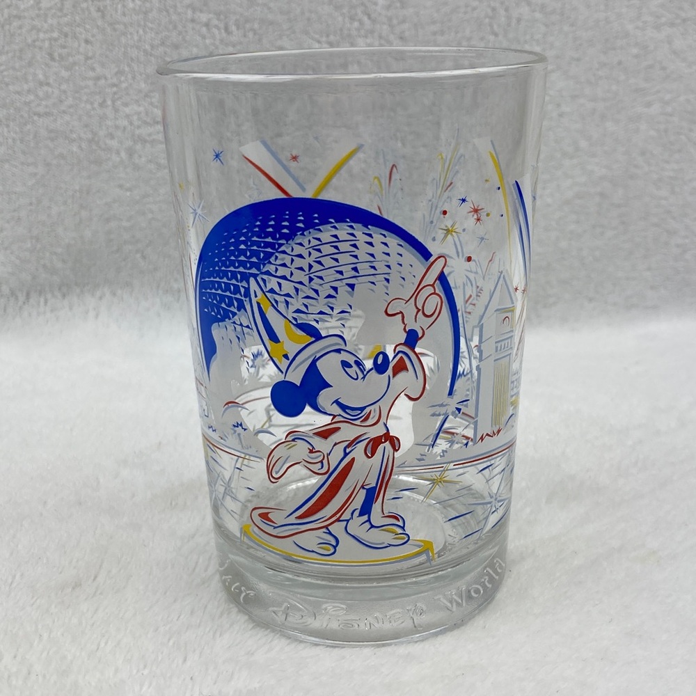 Walt Disney World Remember The Magic 25 Year Anniversary Glass - Mickey Mouse